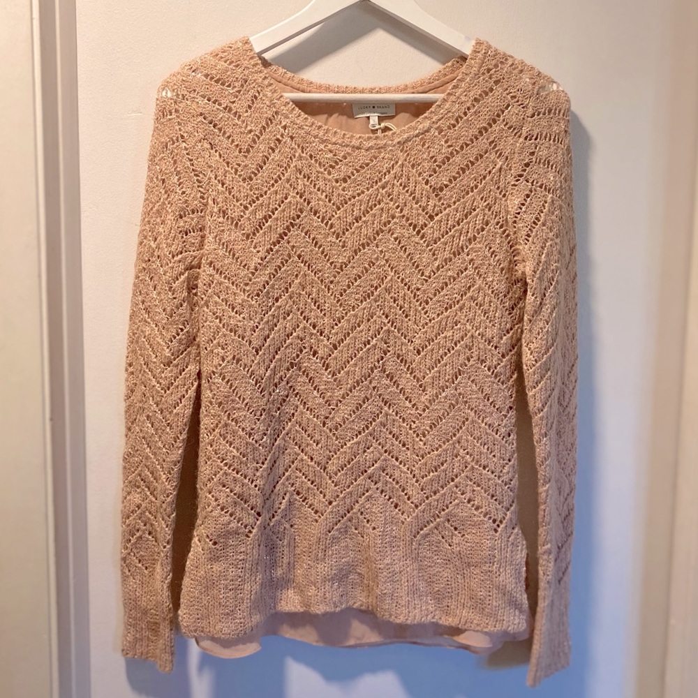 Lucky Brand- Blush sweater
